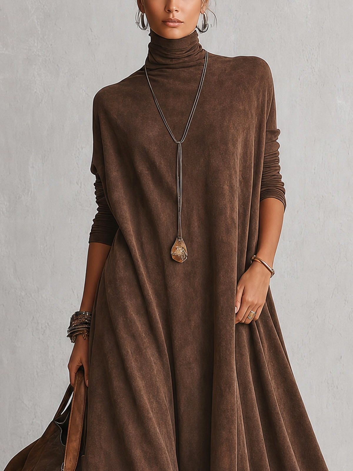 Camila - Vestido Efecto Ante