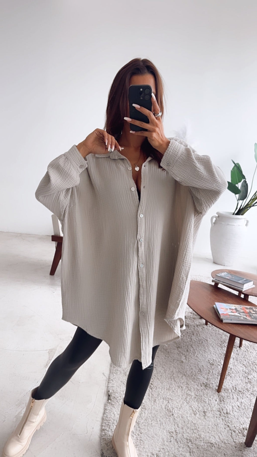 Candela -Blusa Oversize