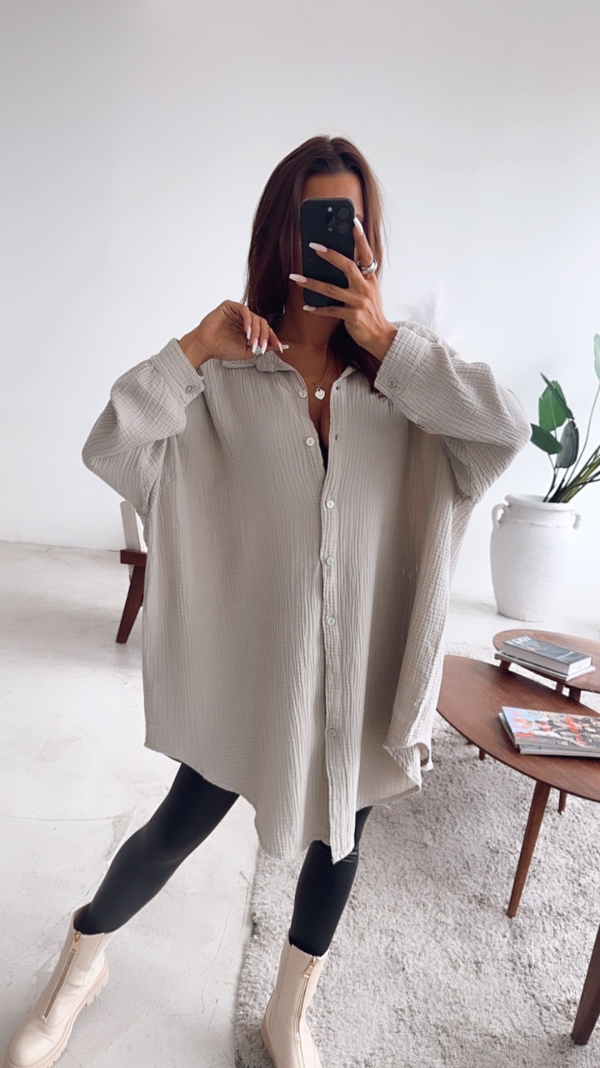 Candela -Blusa Oversize