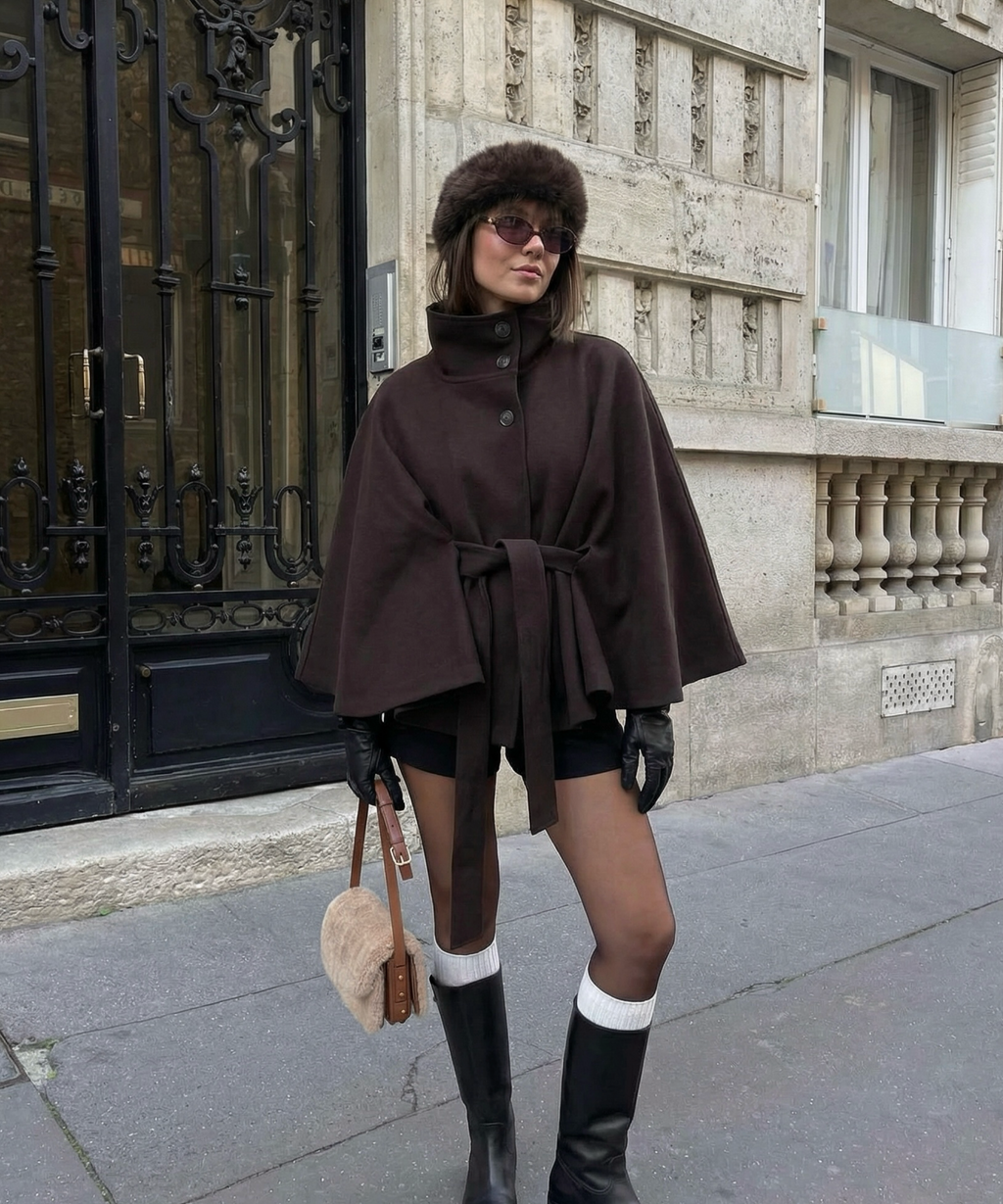 Karah - Poncho Chocolate