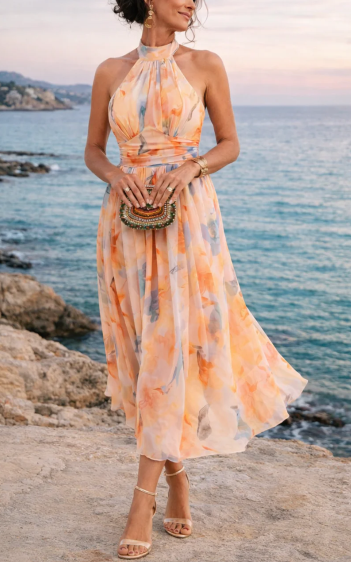 Giulia - Vestido con cuello alto