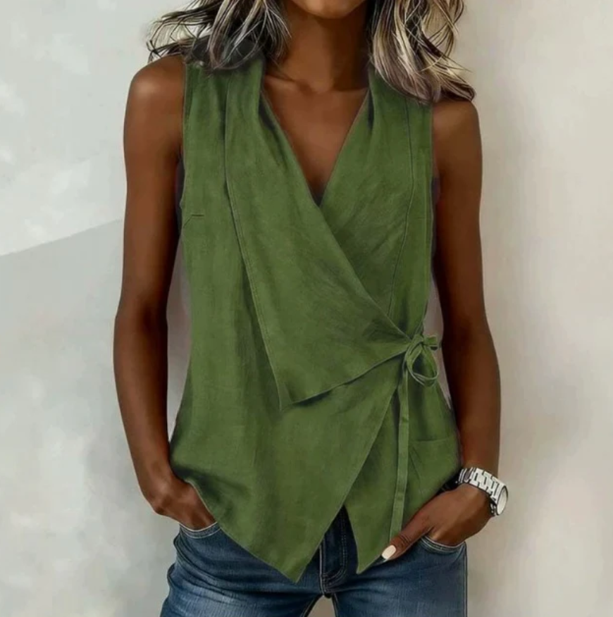 Amelia - Blusa sin mangas