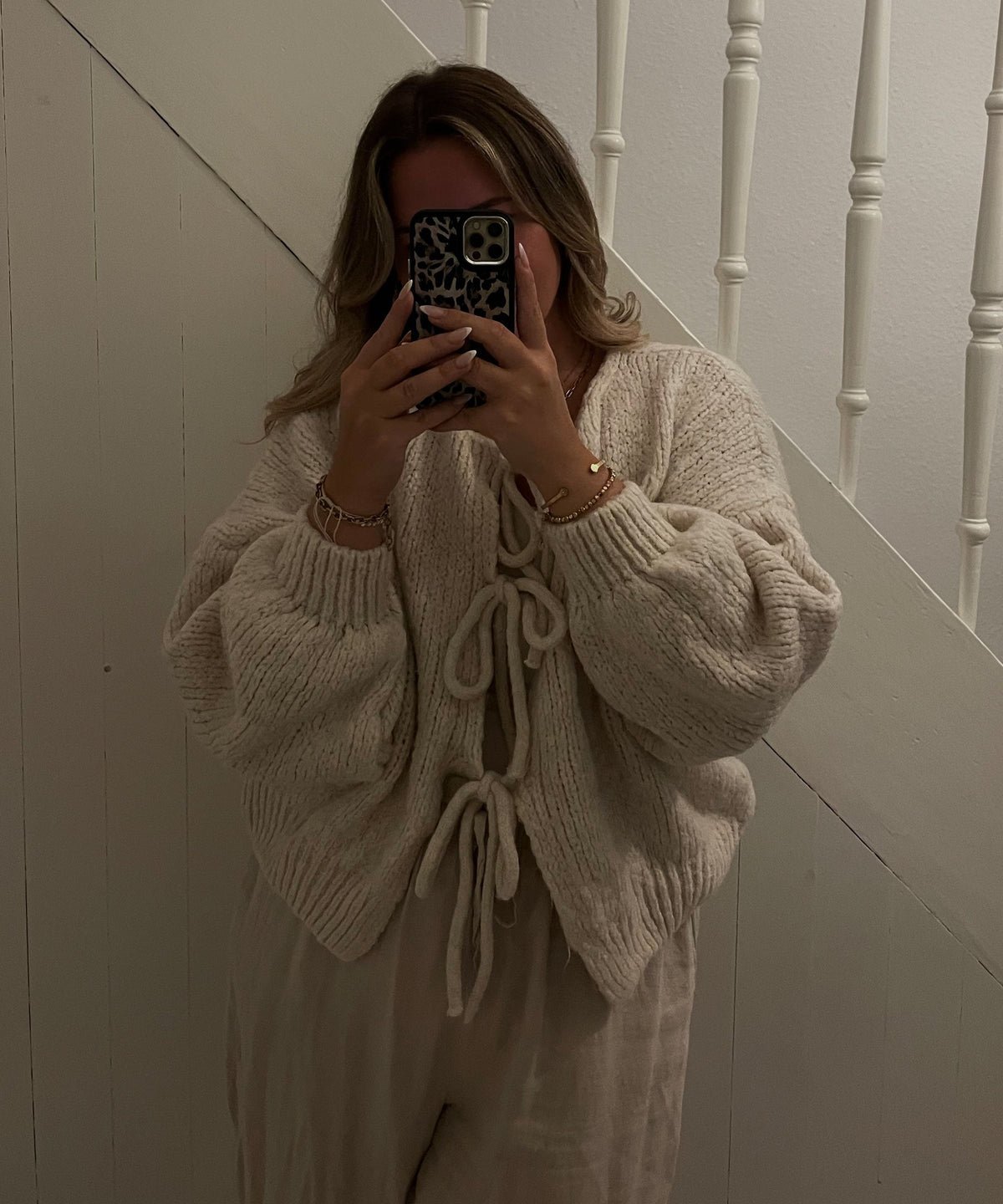 Irene - Cardigan de Lazos