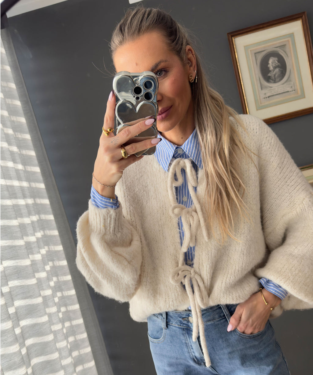 Irene - Cardigan de Lazos