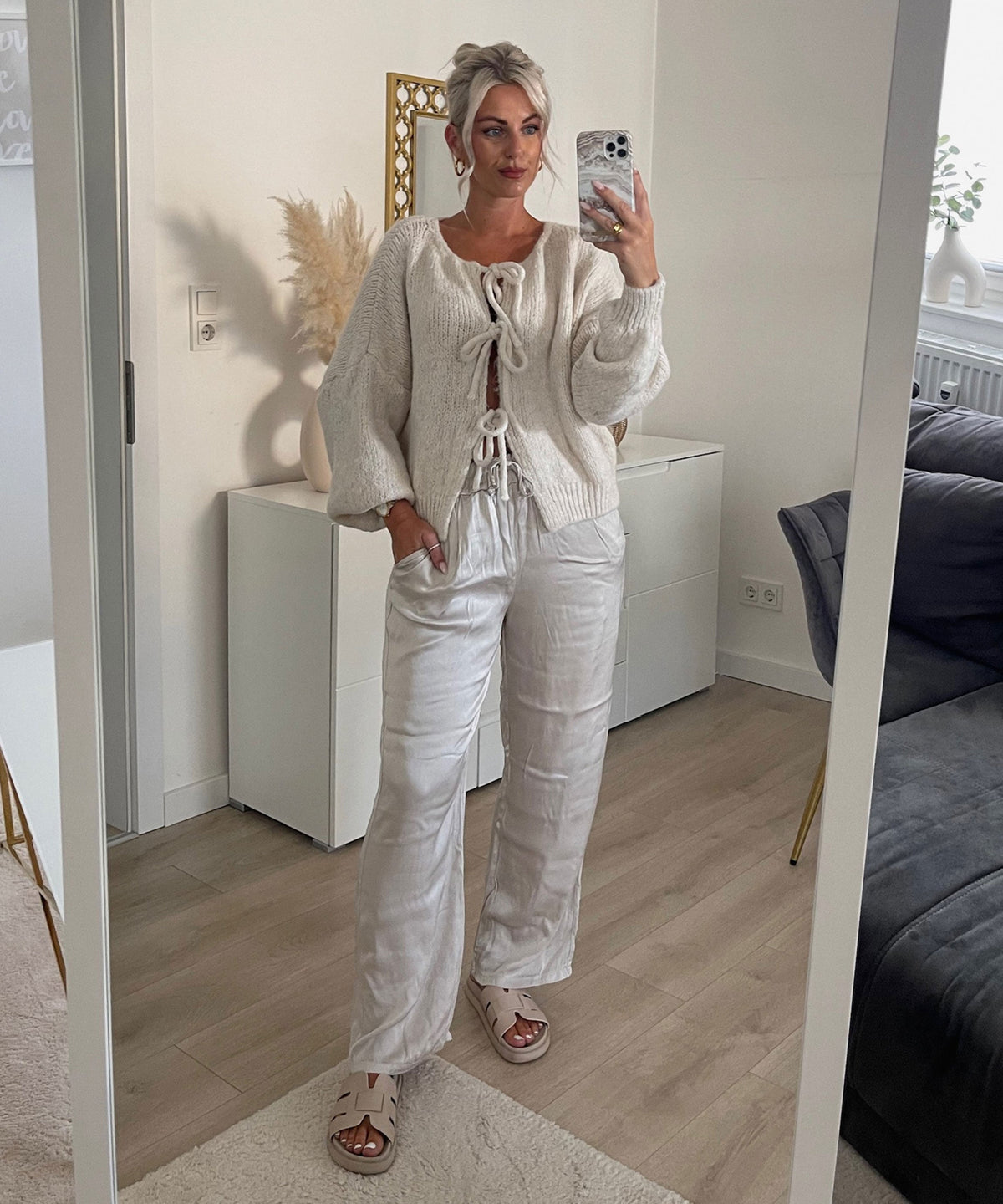 Irene - Cardigan de Lazos