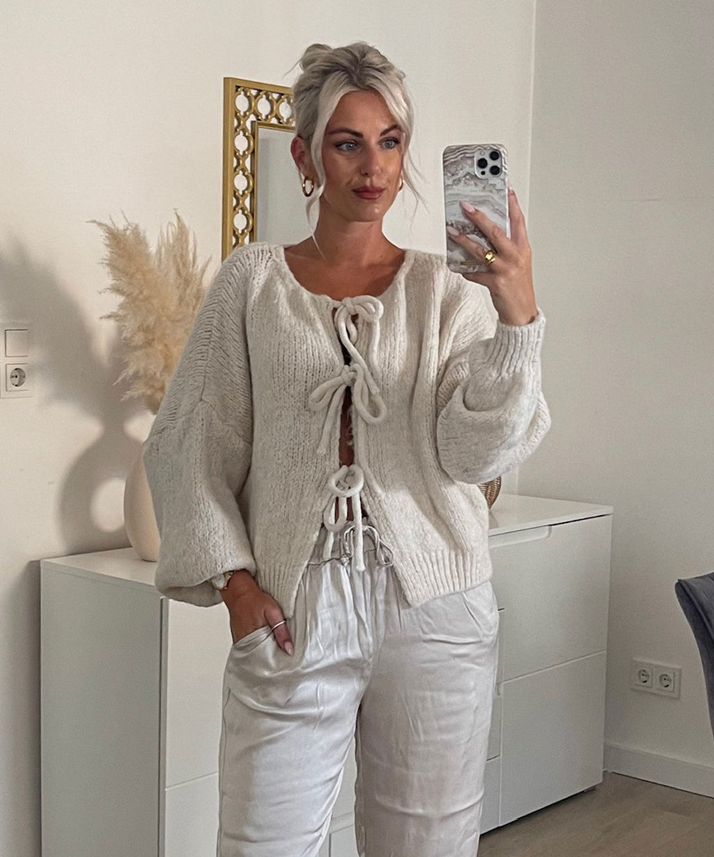 Irene - Cardigan de Lazos
