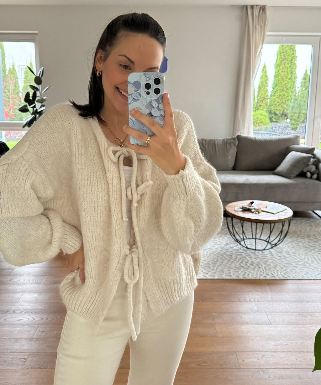 Irene - Cardigan de Lazos