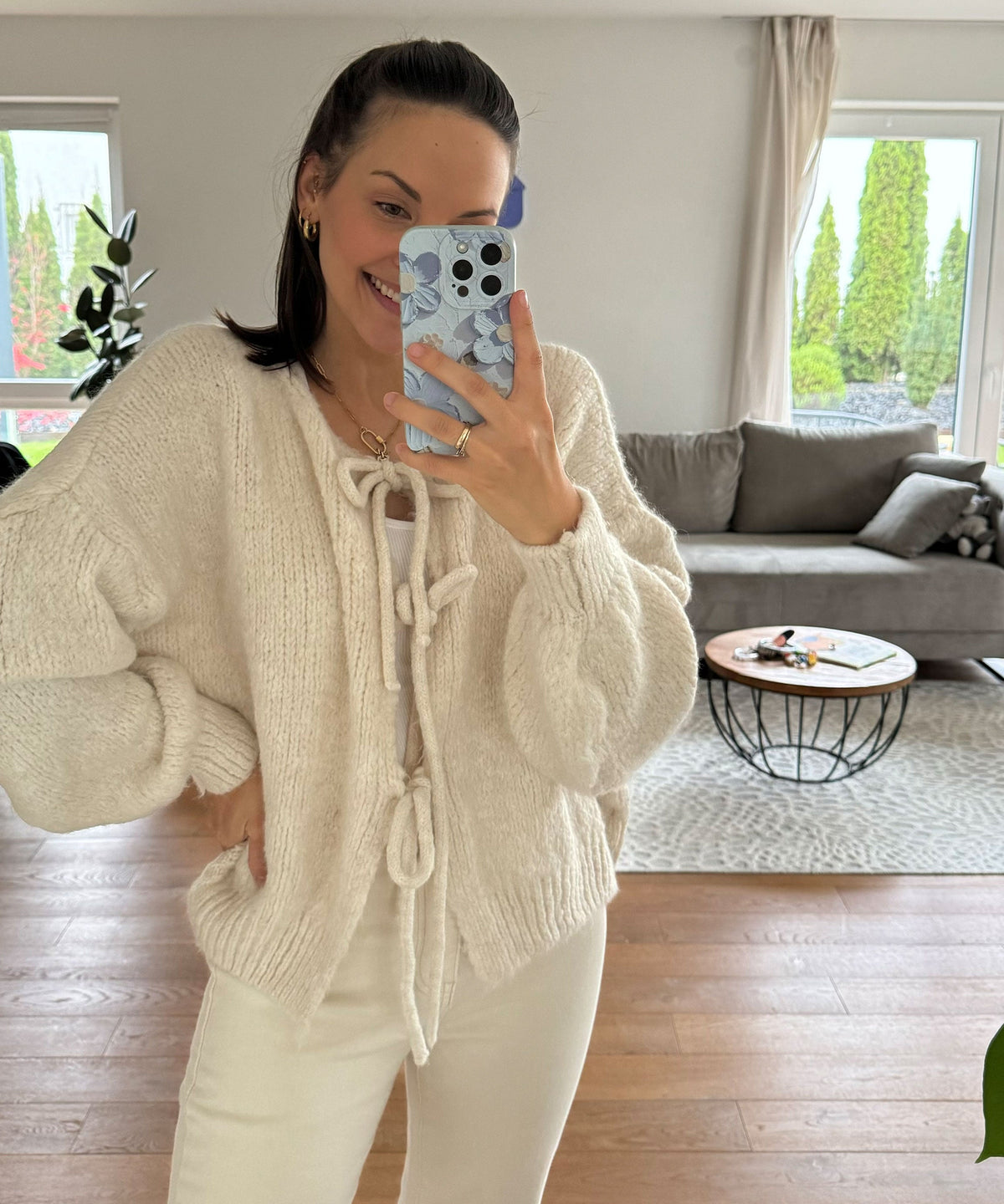 Irene - Cardigan de Lazos