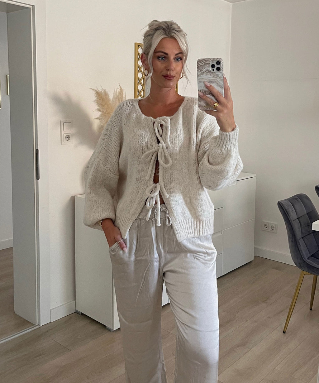 Irene - Cardigan de Lazos
