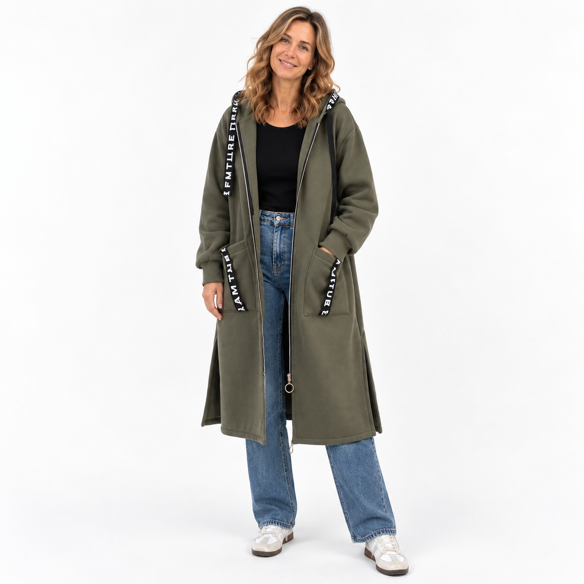 Nora - Abrigo Sudadera con Capucha
