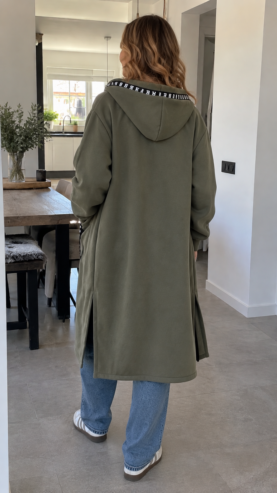 Nora - Abrigo Sudadera con Capucha