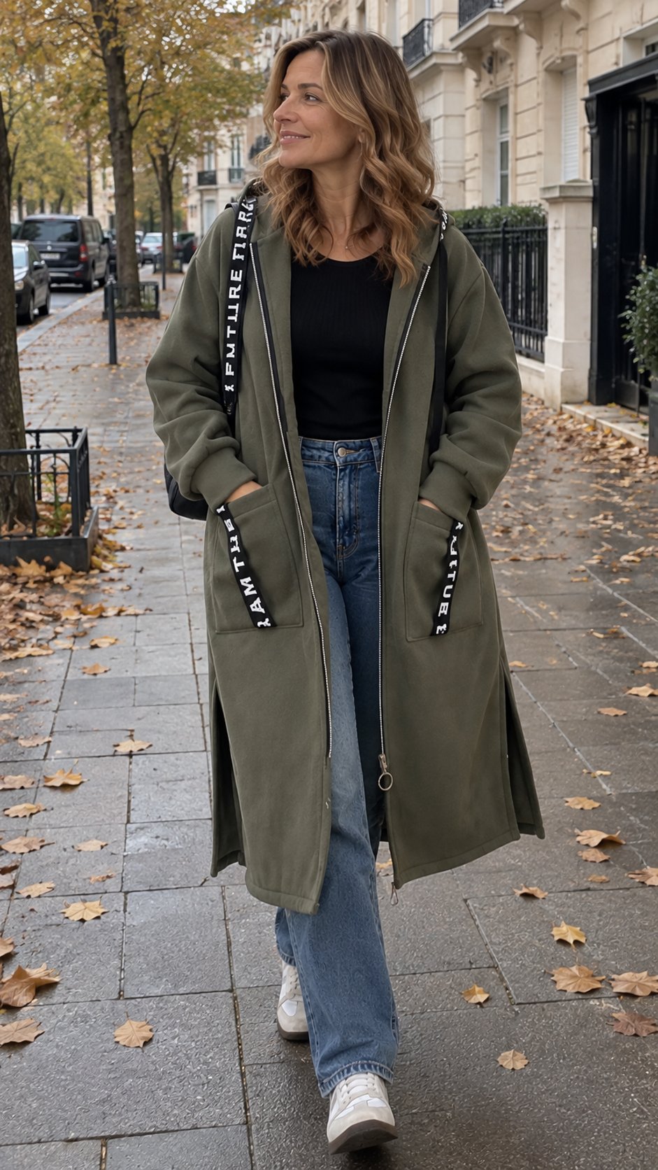 Nora - Abrigo Sudadera con Capucha