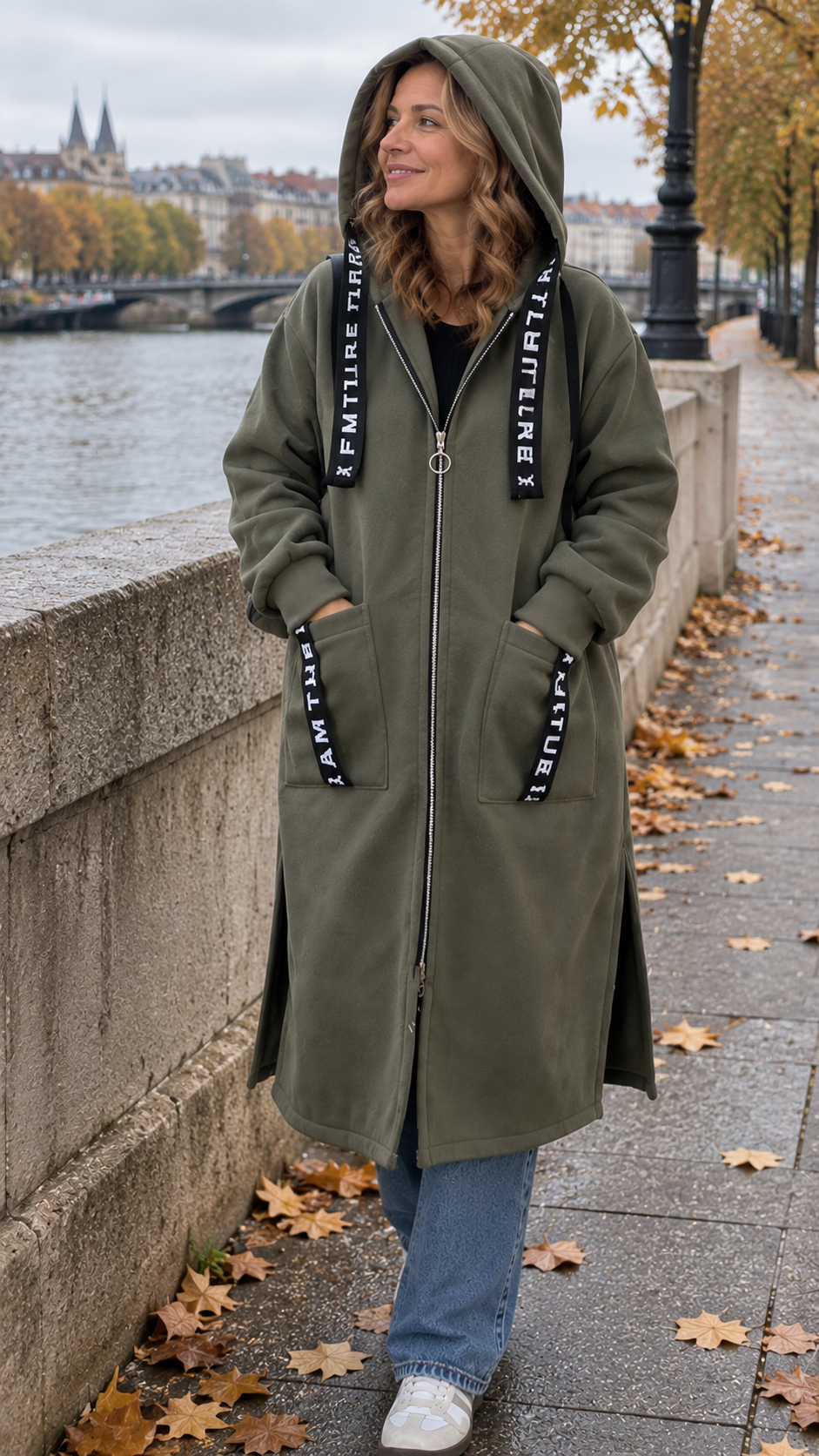 Nora - Abrigo Sudadera con Capucha