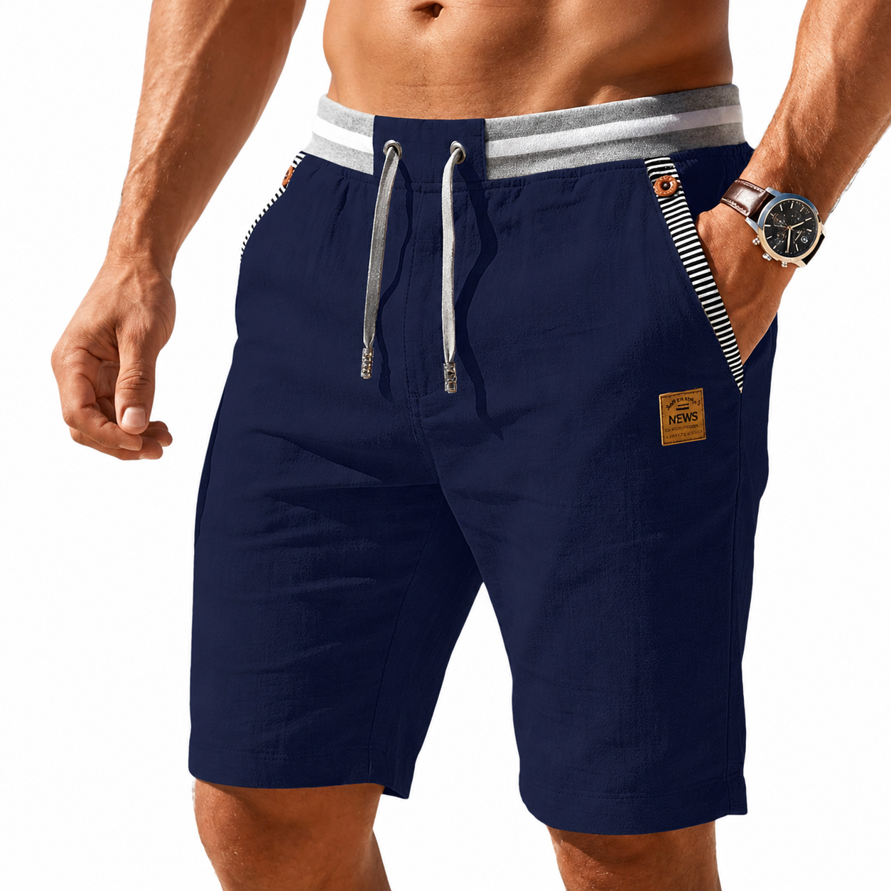 Piere - Pantalones cortos con cordón ajustable