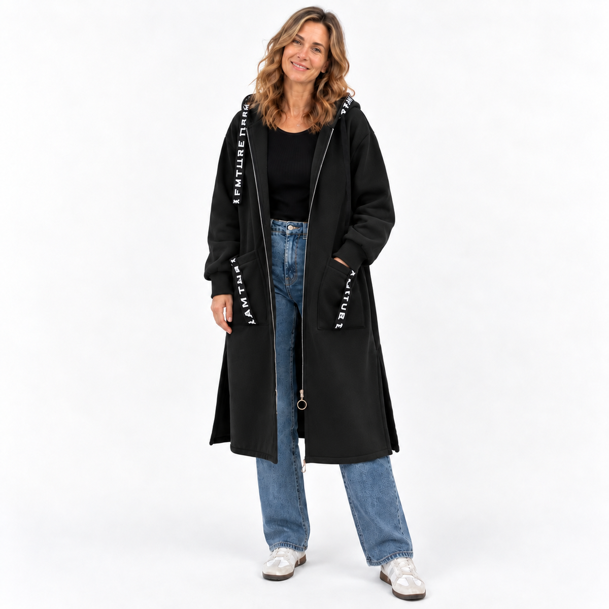 Nora - Abrigo Sudadera con Capucha