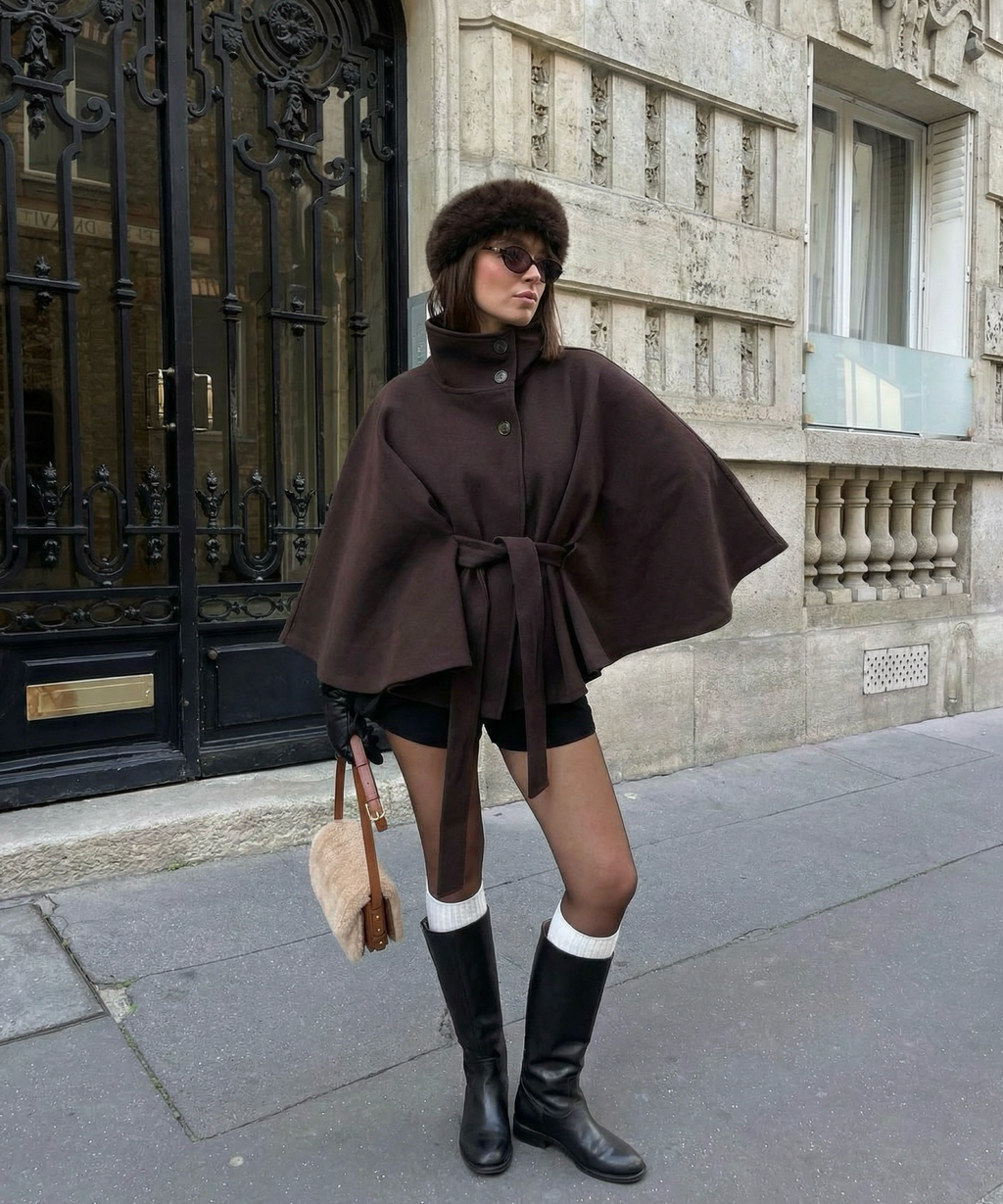 Karah - Poncho Chocolate
