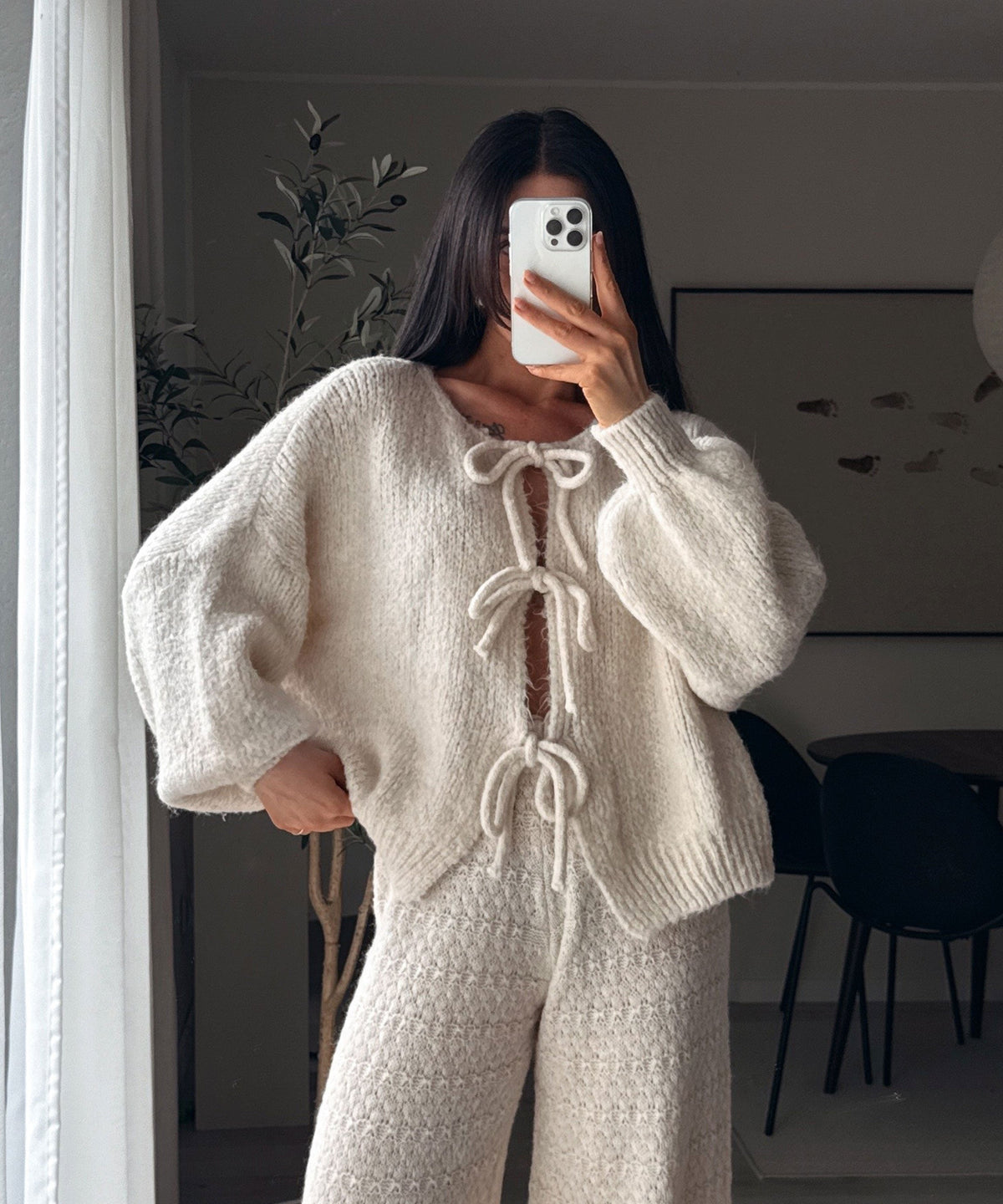 Irene - Cardigan de Lazos