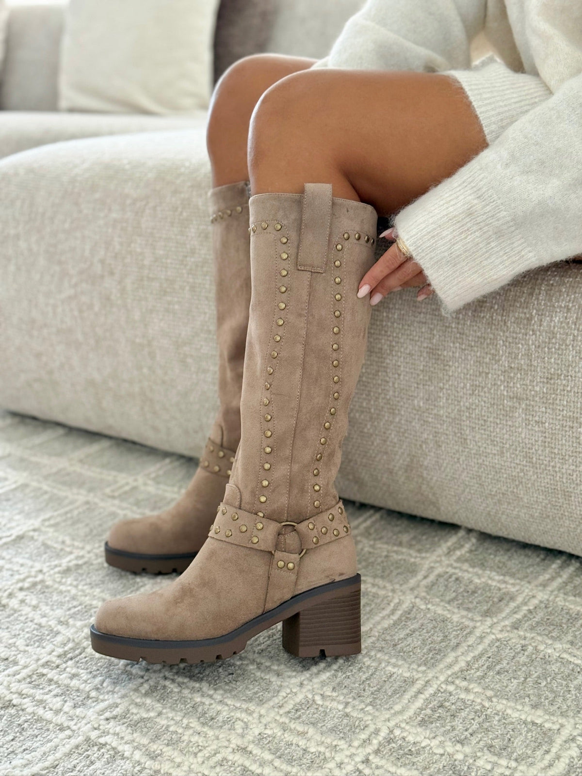 Vera - Bota Alta Taupe
