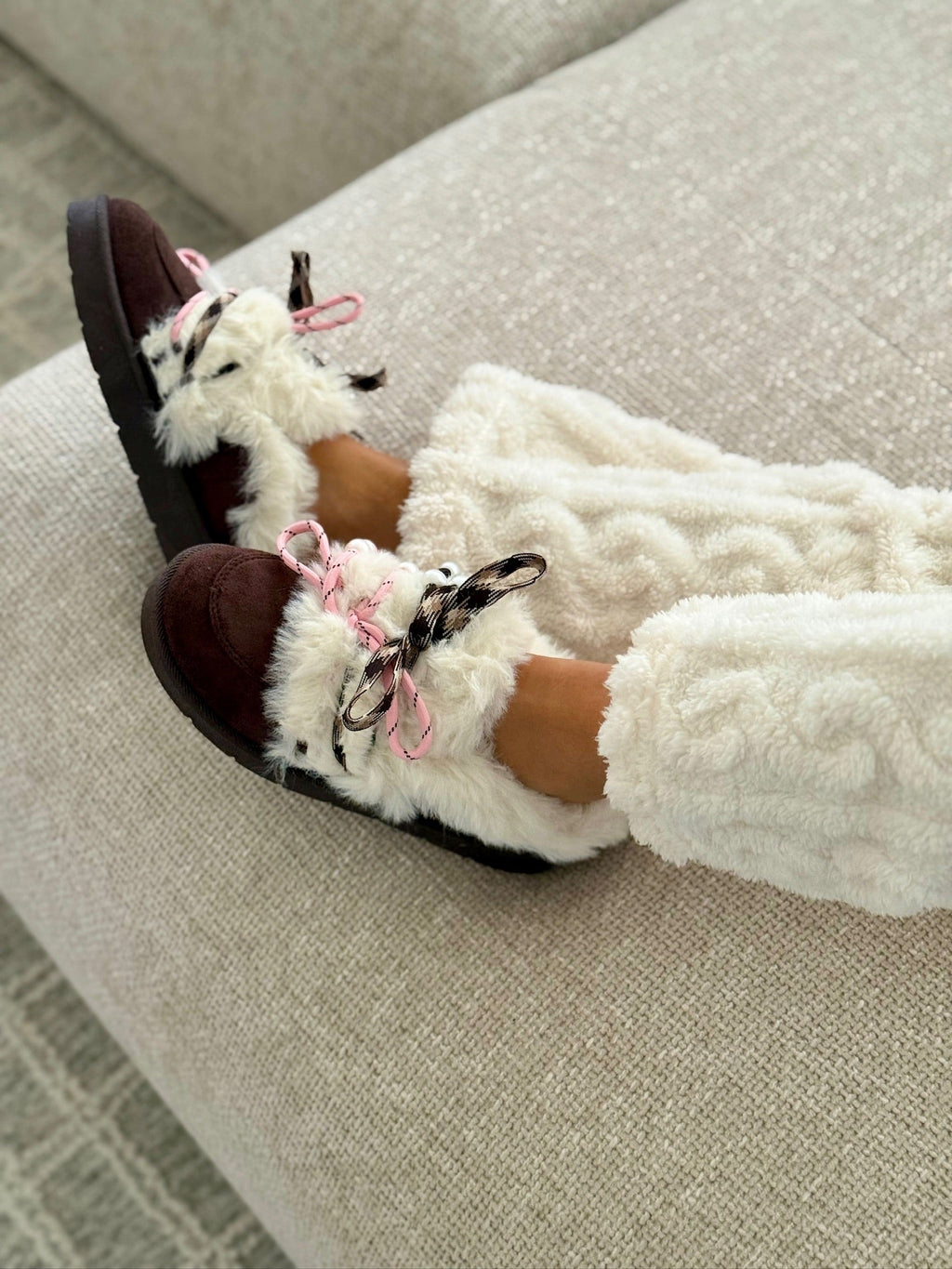 Pantuflas « Pía » Marron