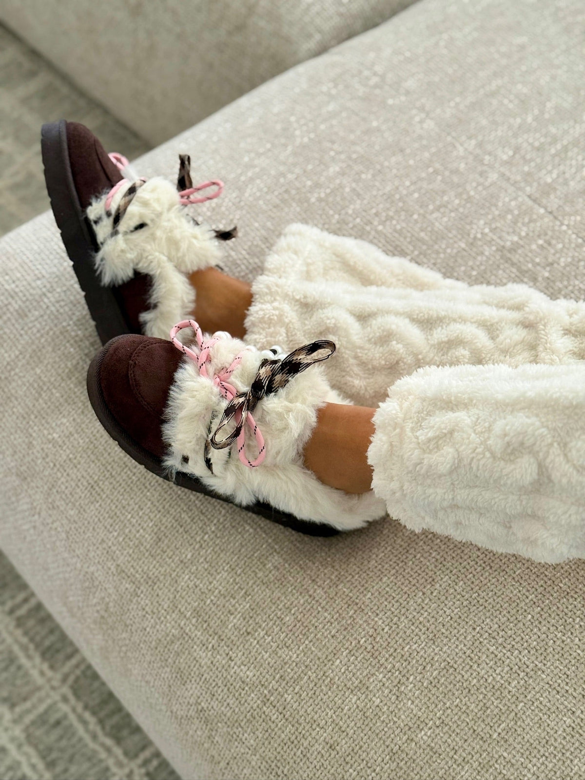 Pantuflas « Pía » Marron
