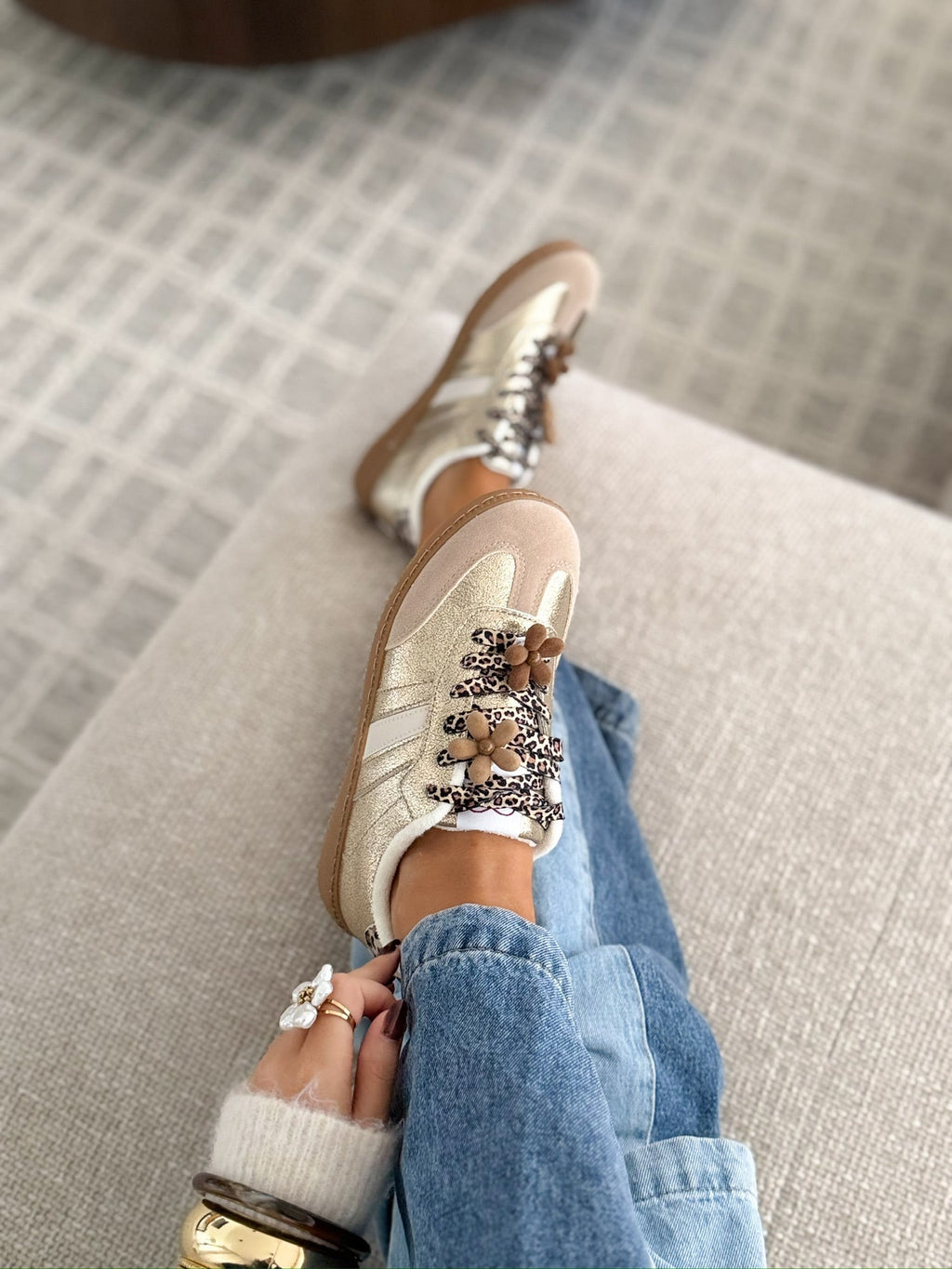 Sneakers « Silvia » Oro