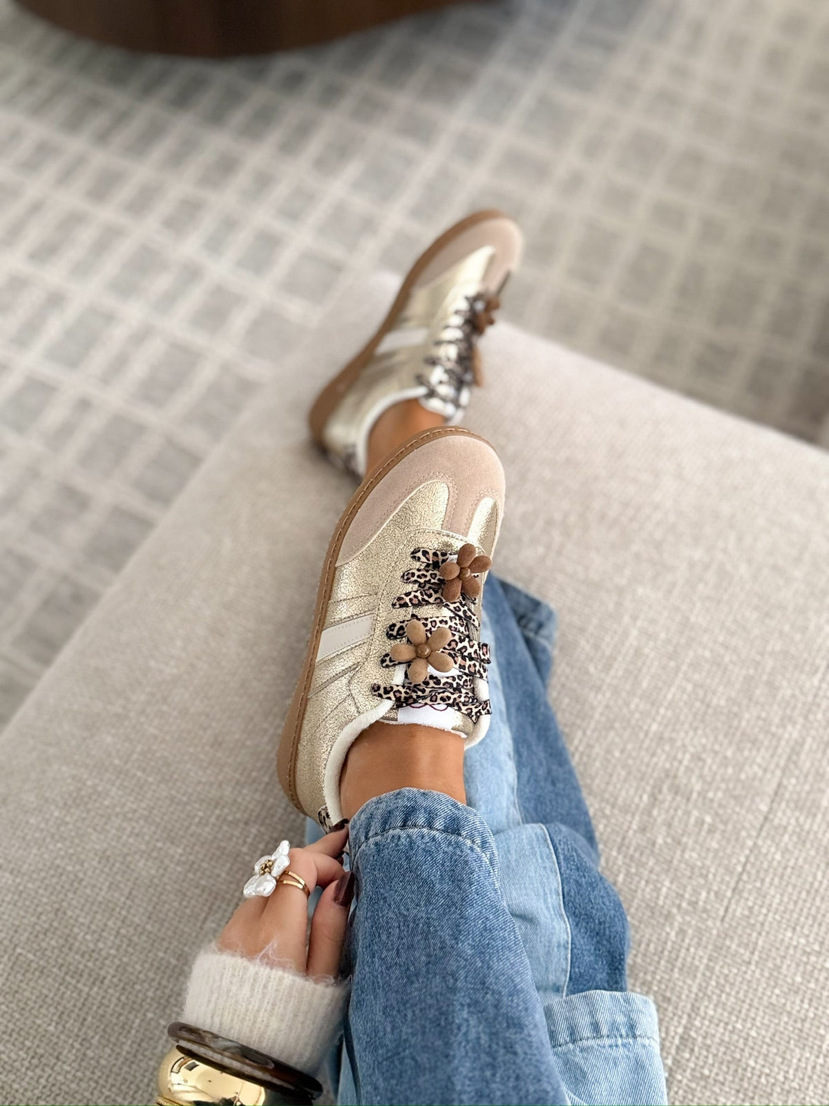 Sneakers « Silvia » Oro