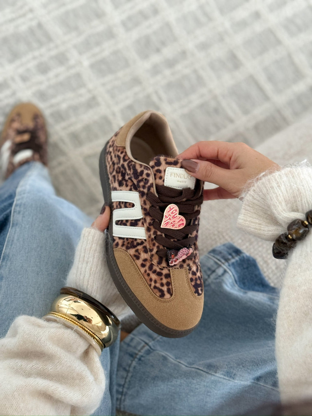 Sneakers « Casilda » Leopardo