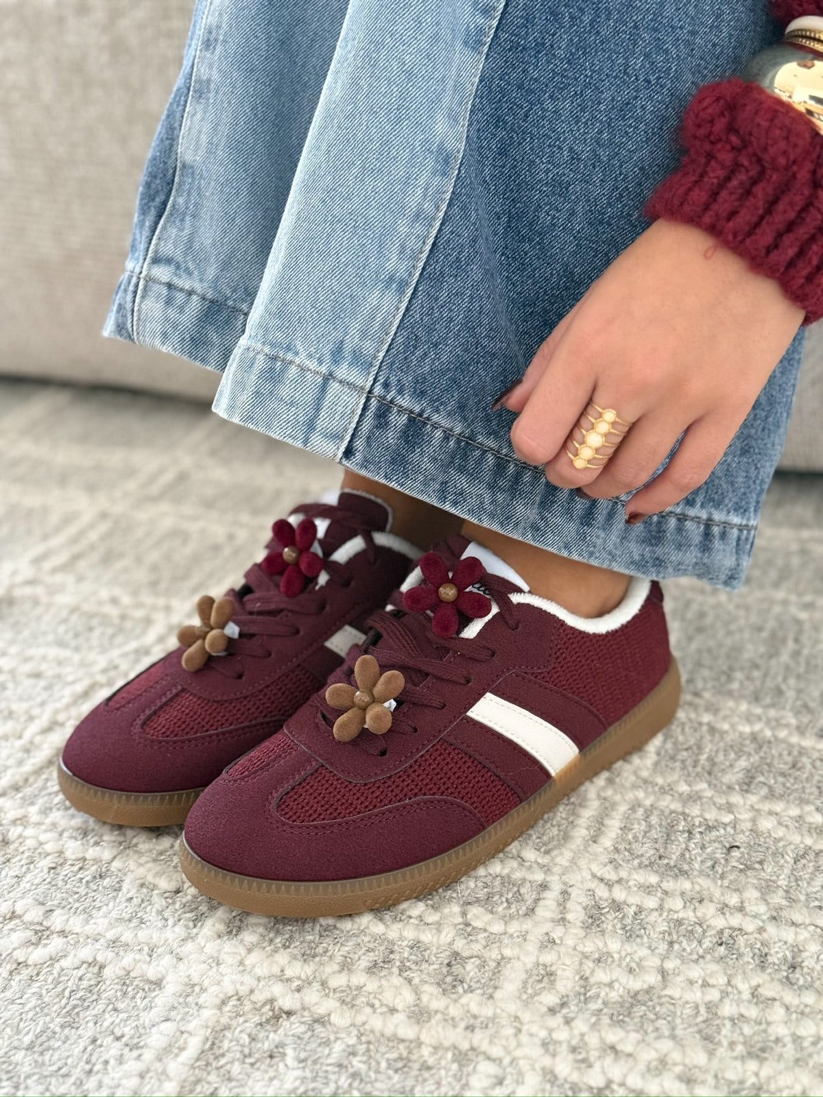 Sneakers « Vera » Burdeos