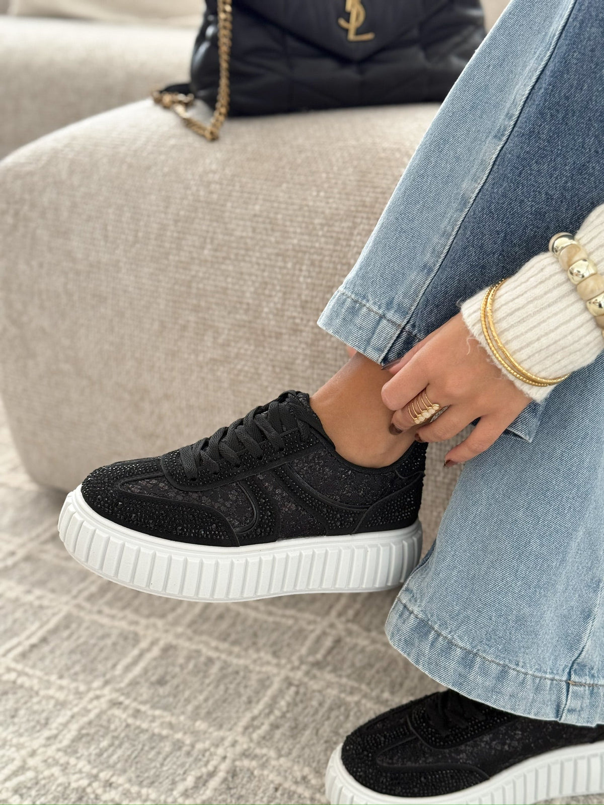 Sneakers « Marian » Negro