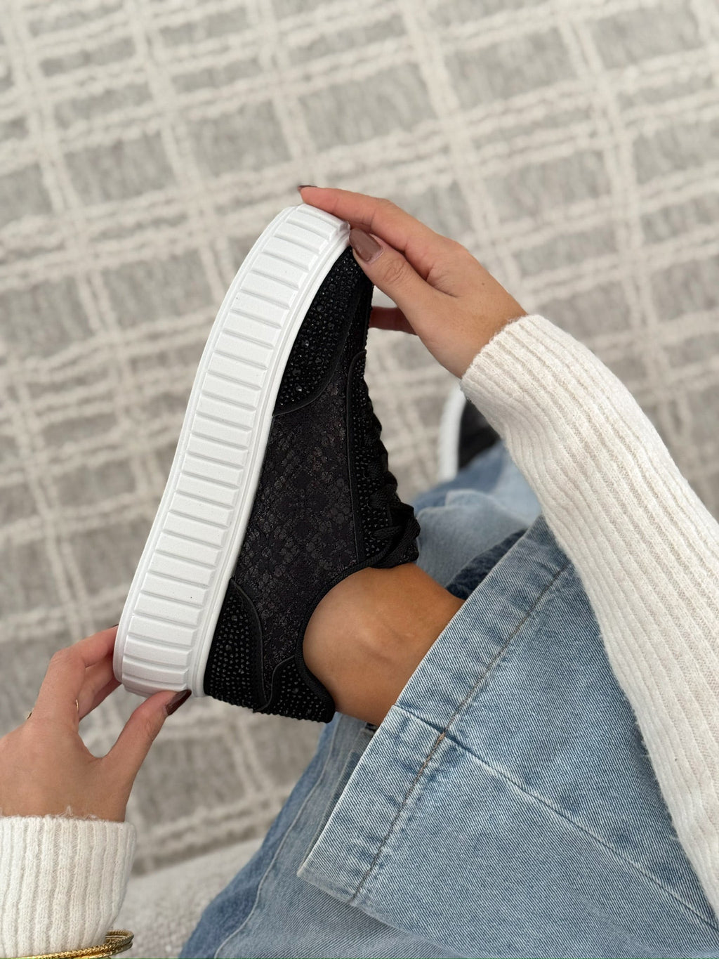 Sneakers « Marian » Negro