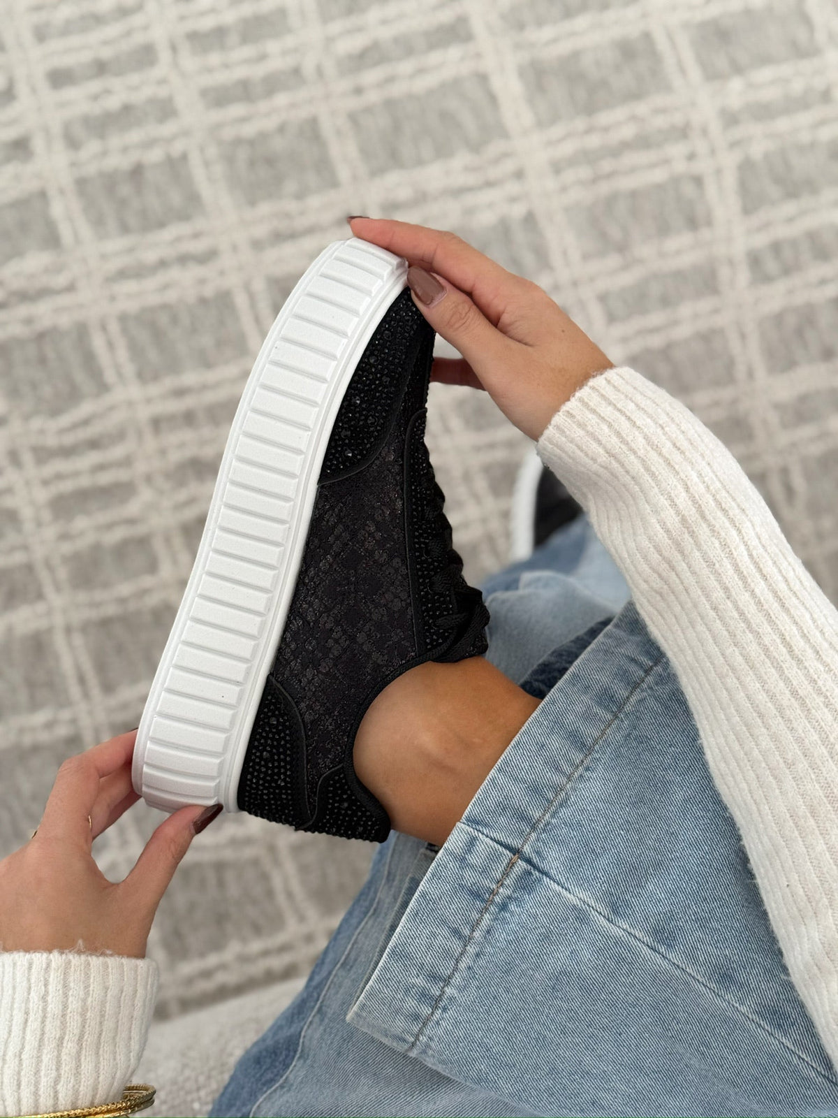Sneakers « Marian » Negro