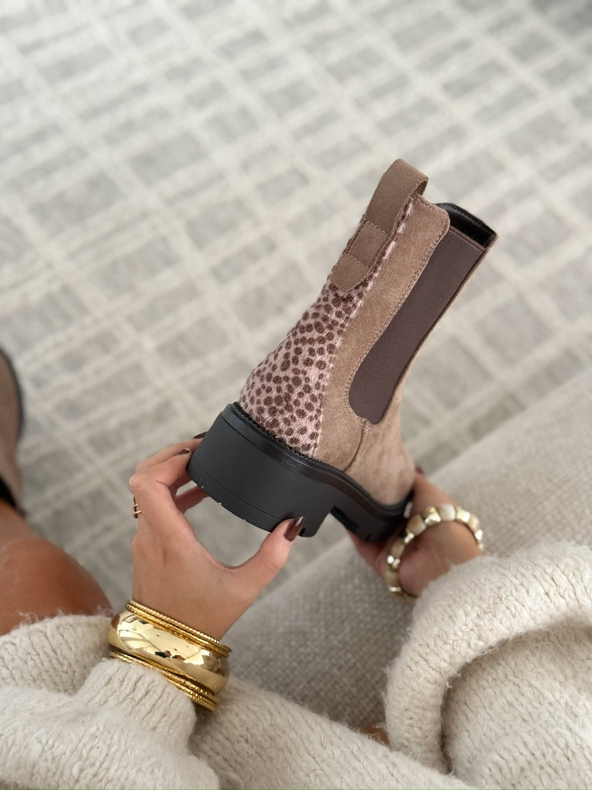 Botines « Ainhoa » Taupe