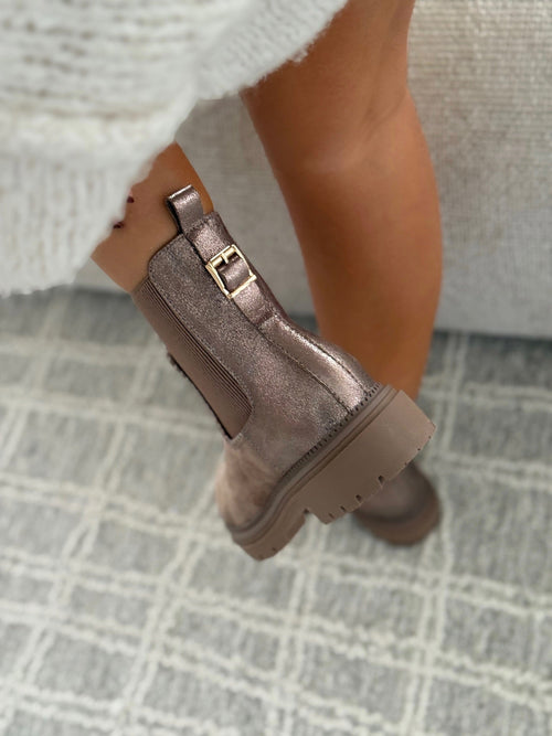 Botines « Agustina » Taupe