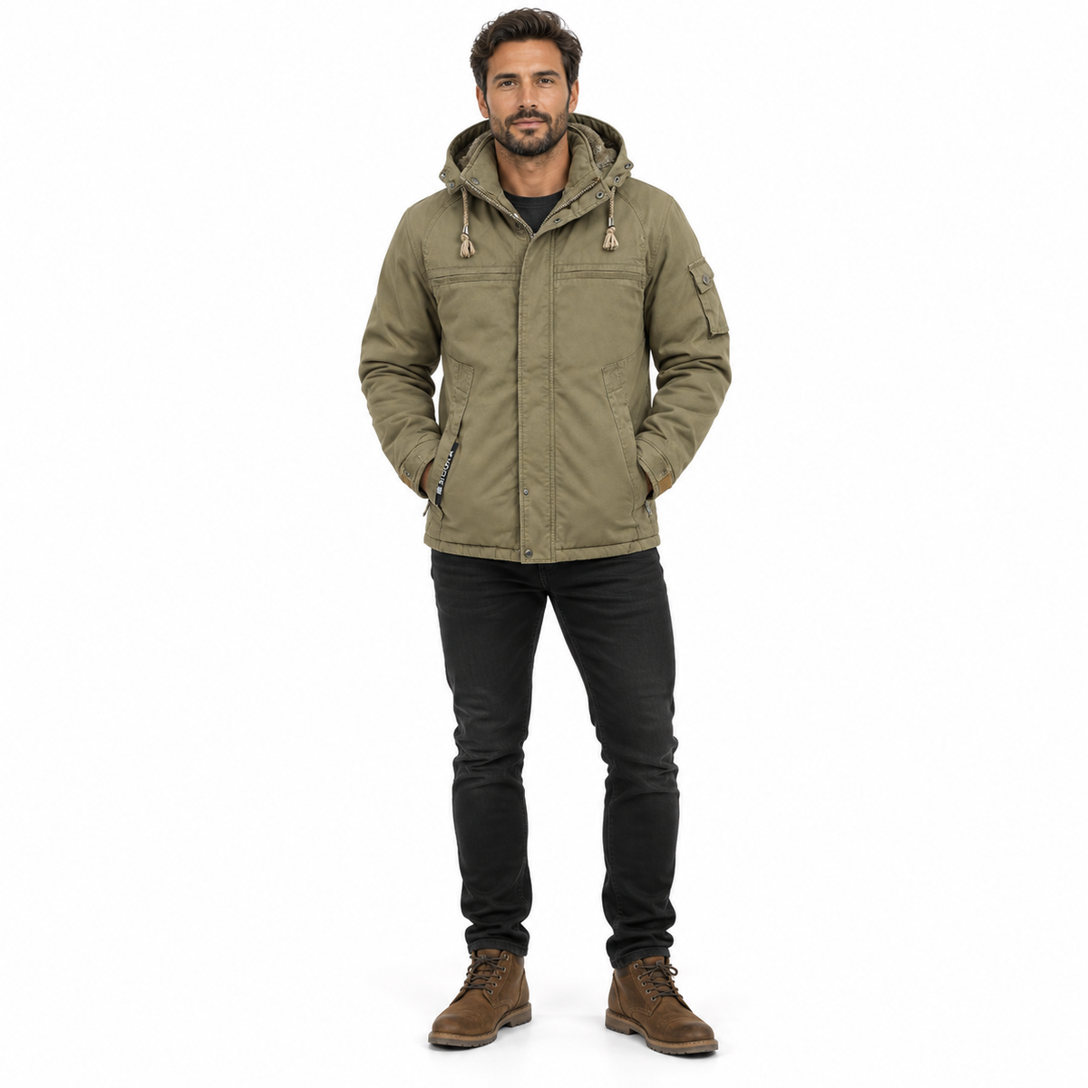 Hugo - Chaqueta de Trabajo con Capucha