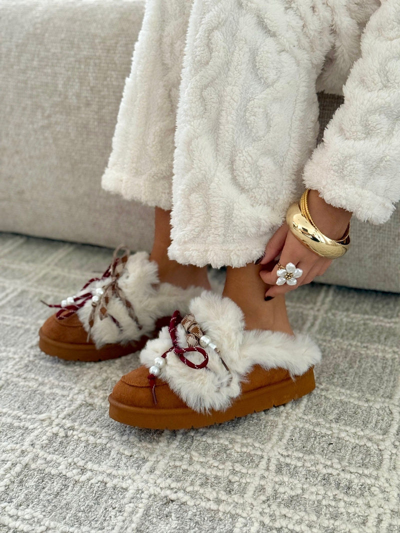 Pantuflas « Alma » Camel