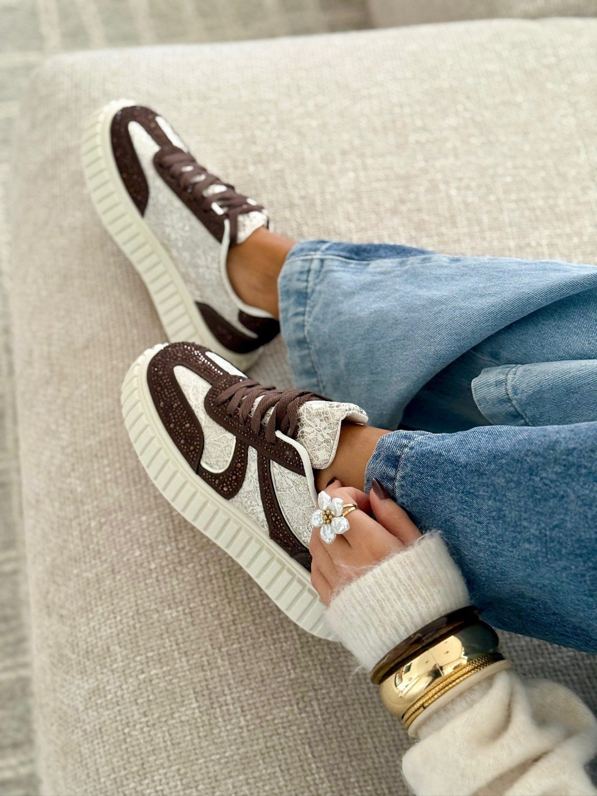 Sneakers « DARIA » Marron