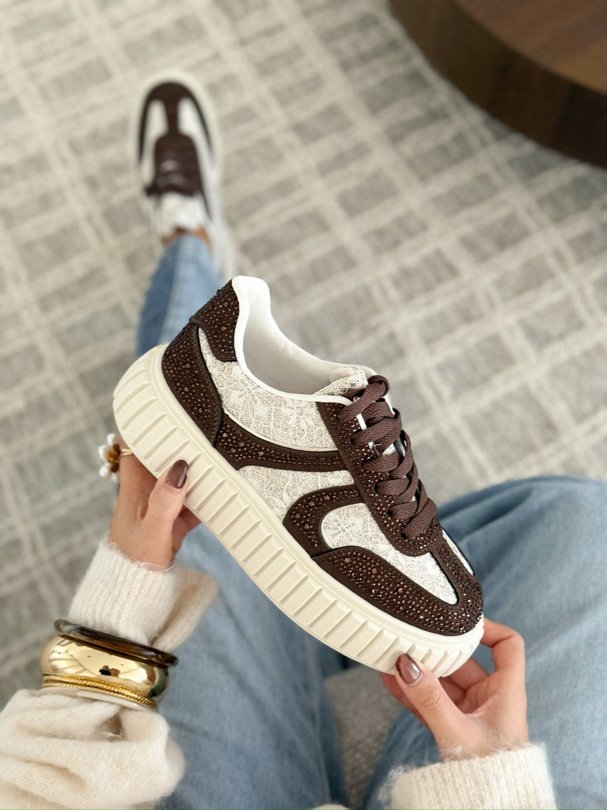 Sneakers « DARIA » Marron