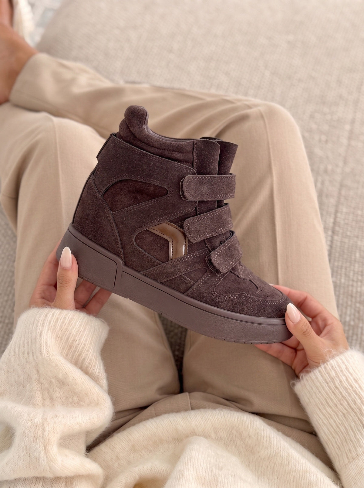 Sneakers « Amelia » Marron