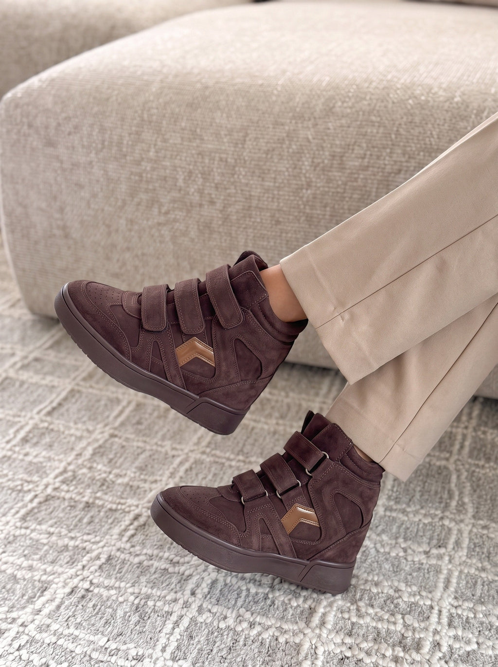 Sneakers « Amelia » Marron
