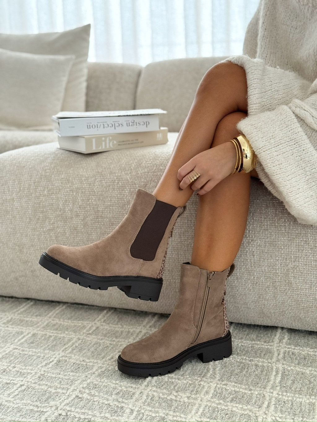 Botines « Ainhoa » Taupe
