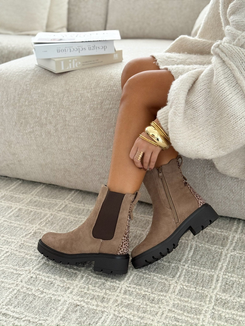 Botines « Ainhoa » Taupe