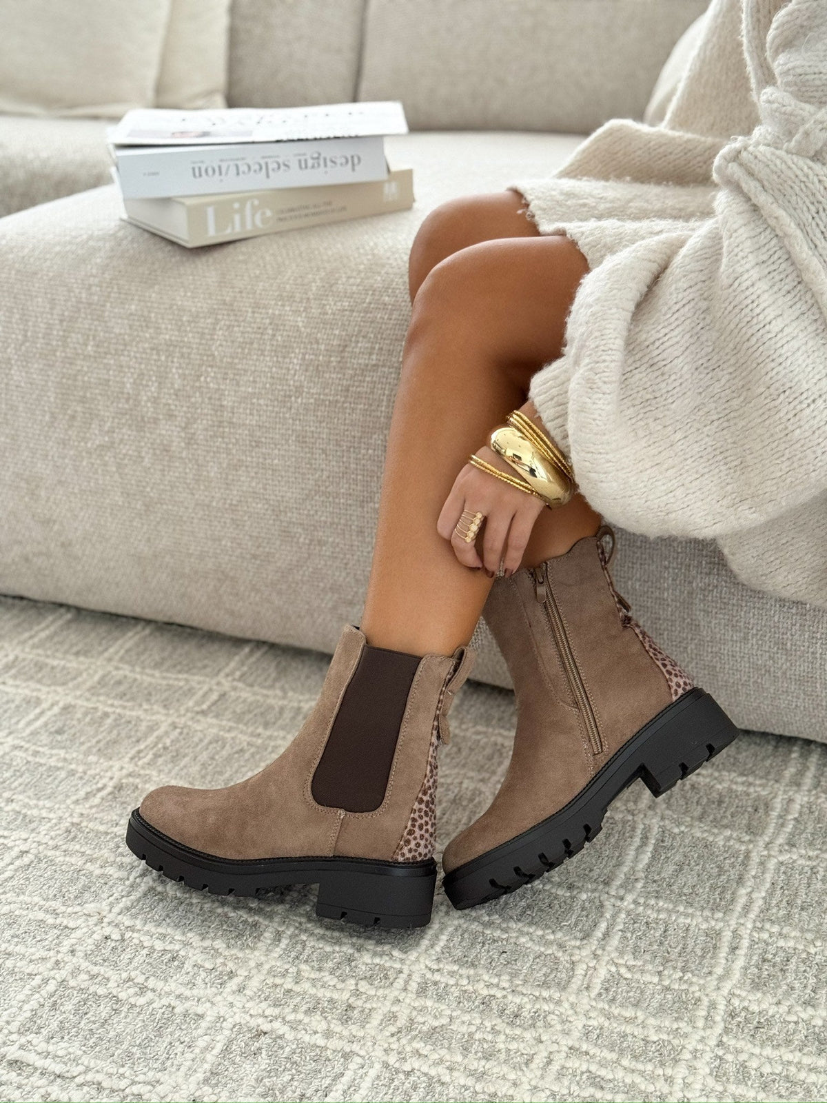 Botines « Ainhoa » Taupe
