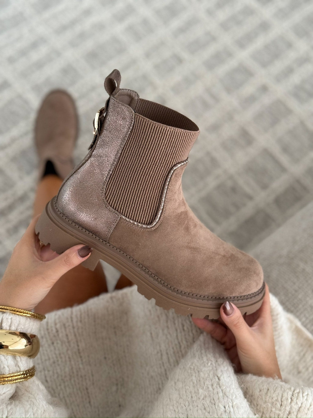 Botines « Agustina » Taupe