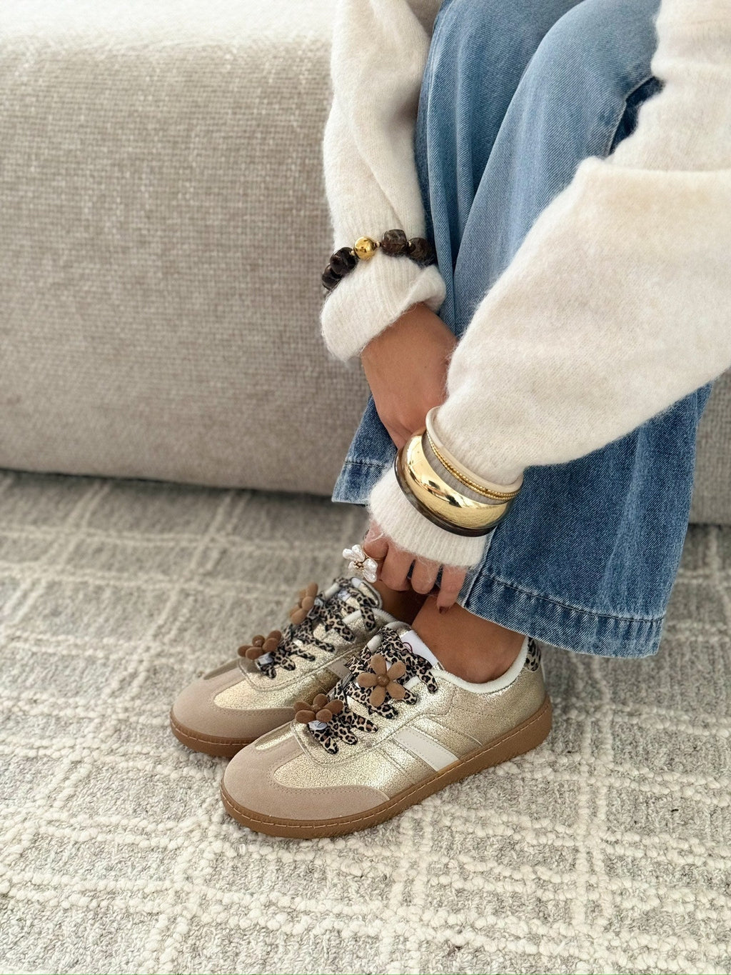Sneakers « Silvia » Oro
