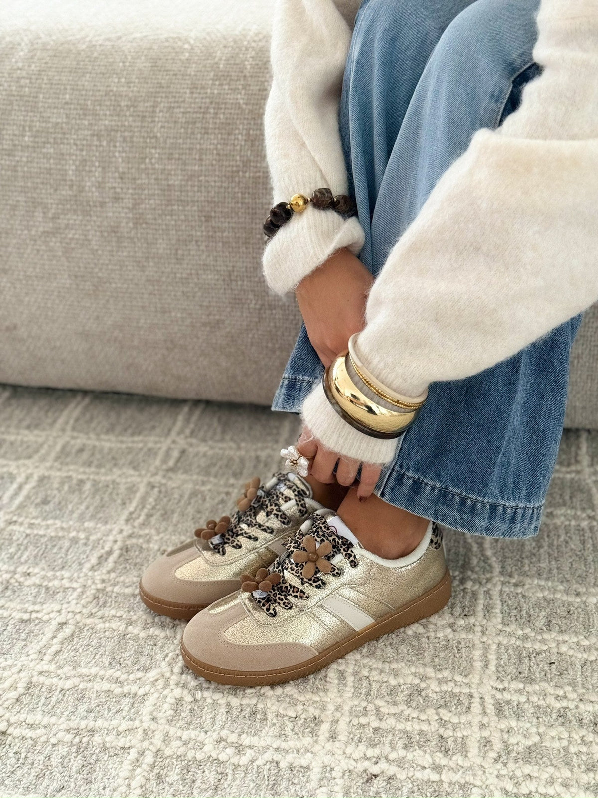 Sneakers « Silvia » Oro