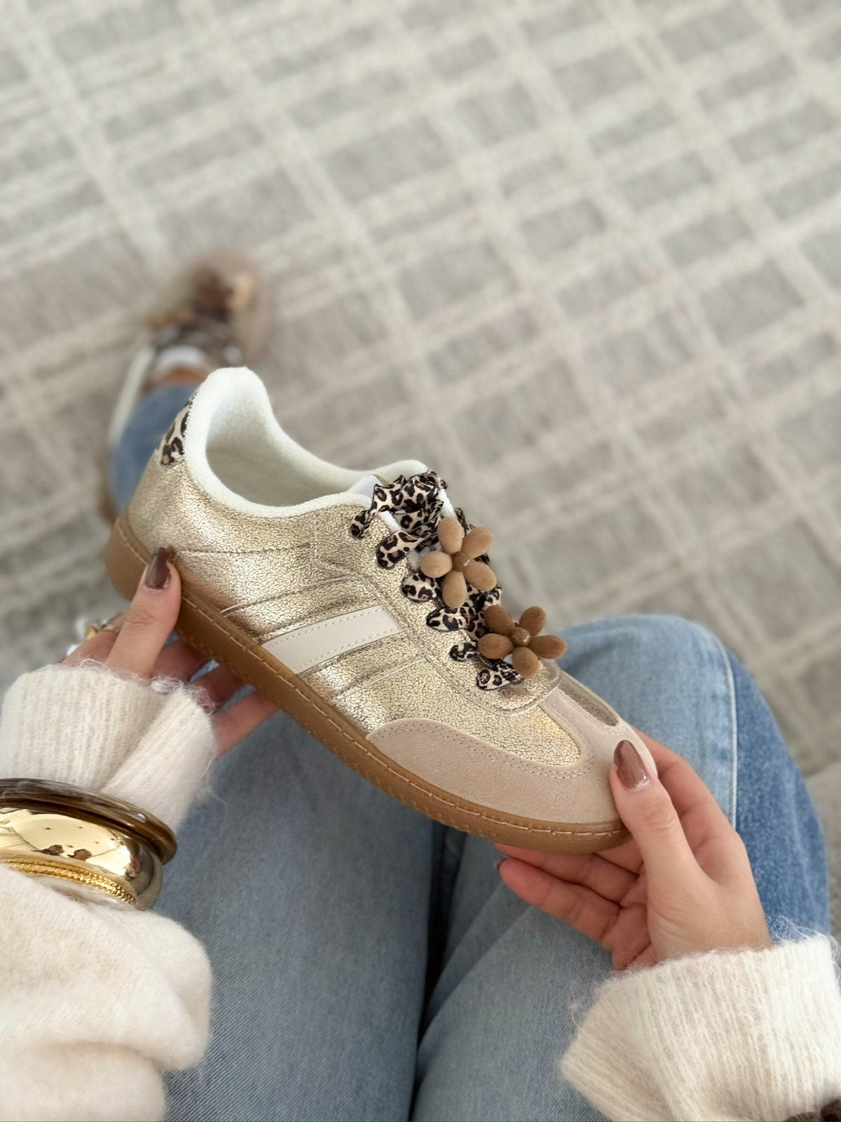 Sneakers « Silvia » Oro