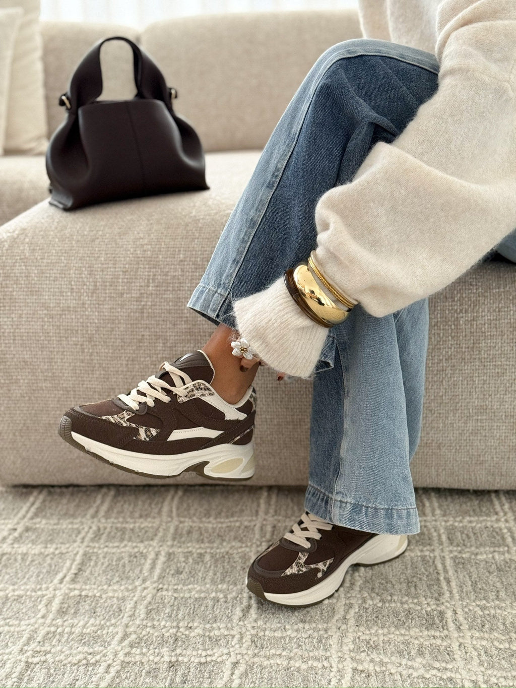 Sneakers « Noemi » Marron