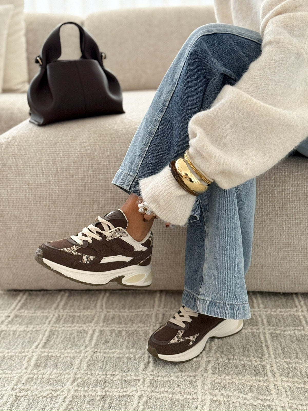 Sneakers « Noemi » Marron