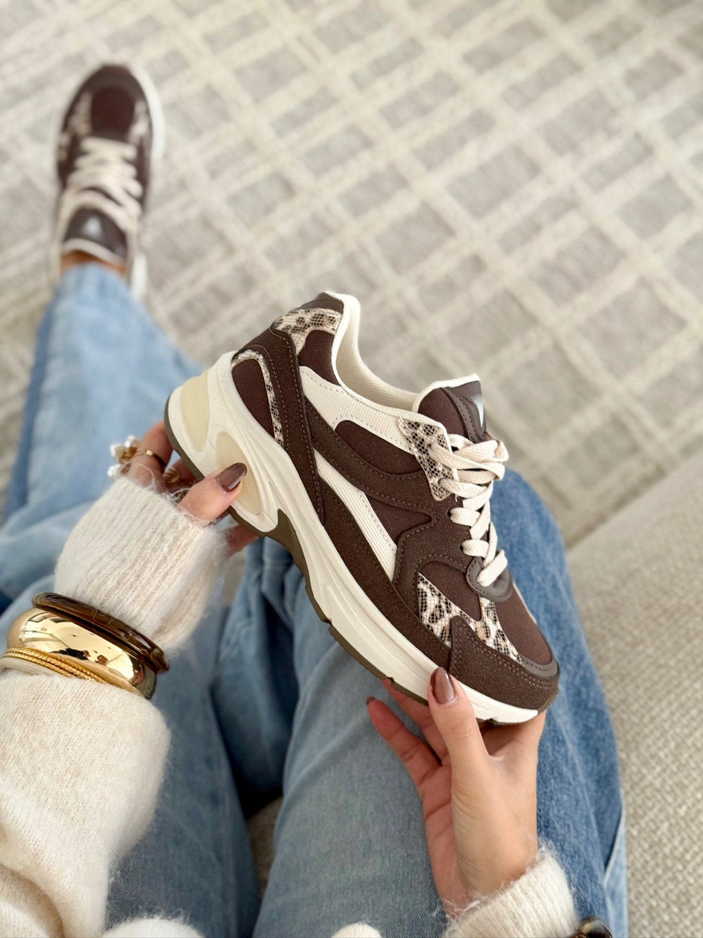 Sneakers « Noemi » Marron