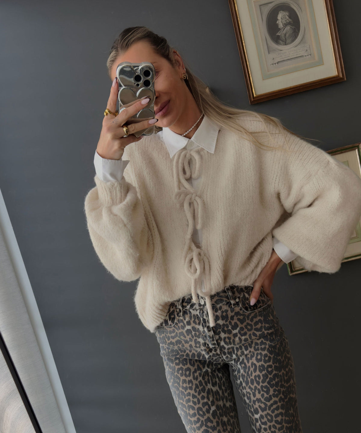 Irene - Cardigan de Lazos